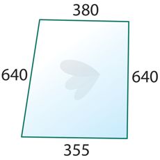 Foran dørvindu av klar plast, laget for holdbarhet og sikt.