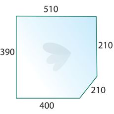 Nedre dørvindu klart, sikrer optimal sikt og sikkerhet.