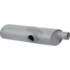 Lydepotter som reduserer lyden fra eksosutslippet i maskinen.