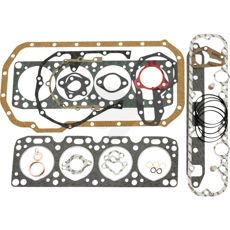 Komplett pakningssett for omfattende motors vedlikehold og reparasjon.