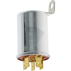 Blinkrelé for eldre design med 2 + 1 + 1 funksjon og 21W effekt.