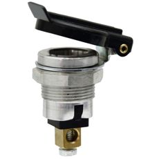 Holdbar uttak for elektriske tilkoblinger innen landbruk og bygg.