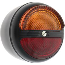 Blinker for bakdelen av kjøretøy, optimalisert for lang holdbarhet.