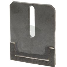 Universell avskraper, 120x90x5 mm, perfekt for allsidig bruk i maskiner.