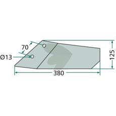 Venstre vingeskjær for FL 37D, optimal for å takle utfordrende arbeidsmiljøer.