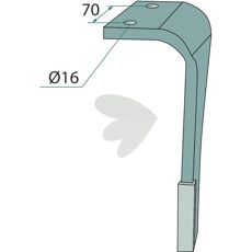 Rotorharvetann for Lemken og flere modeller, perfekt for effektiv jordbearbeiding.