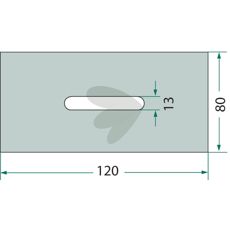 Skraper 84050027, ideell for å opprettholde maskinens funksjon.