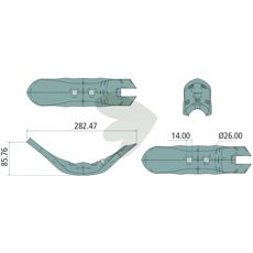 Spiss 105000581 designet for optimal ytelse i traktorarbeid.
