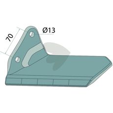 Venstre vingeplog 7204027032, designet for effektiv skjæring.