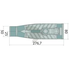 Holdbar spiss 00311069, ideell for reparasjon og vedlikehold av landbruksmaskiner.