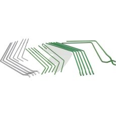 Sett med etterharvspinner for optimal jordbearbeiding og effekt.