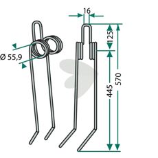 Etterharvstapp Gaspardo G18904710R for en effektiv høsting.