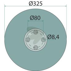 Tallerken G16044560R, perfekt for optimalt arbeid i jordbruket.