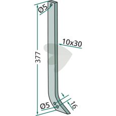Robust skaft, perfekt for bruk med ulike landbruksverktøy.