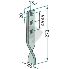 Vridd slitvinkel, en nøkkelkomponent for robuste maskiner.