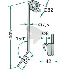Etterharvstind Hatzenbichler 93008, konstruert for høy ytelse og holdbarhet.
