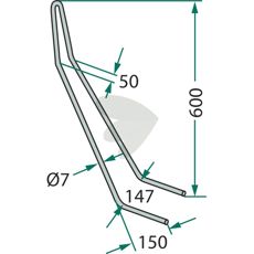 Köckerling etterharvstind 585072, ideell for høy kapasitet jordbearbeiding.