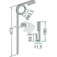 Falcon etterharvspinne fra Väderstad, designet for høy ytelse.