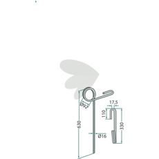 Effektiv 630mm etterharvspinne for å forbedre jordens struktur.