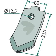 Skjærspiss S8P, konstruert for høy presisjon og holdbarhet i bruk.