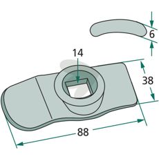 Feste med en tykkelse av 9mm, sikker og stabil montering for utstyr.