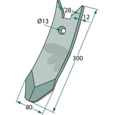 Delta Flex spiss for høy ytelse innen landbruk.