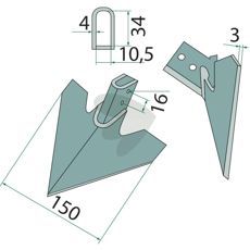 Gåsefotsskjær R409456, perfekt for ulendt terreng.