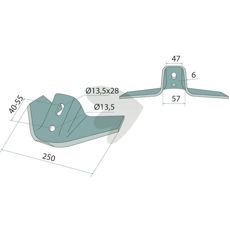 Vingeskjær 193617R, perfekt for høyytelsesmaskiner.