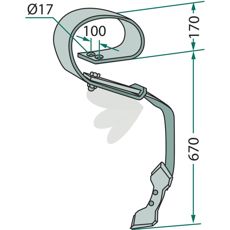 Genuine VFM pinne, viktig komponent for stabilitet og funksjonalitet.
