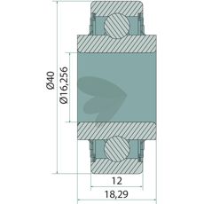 Kulelager An281357, perfekt for effektiv og smidig bevegelse i maskiner.