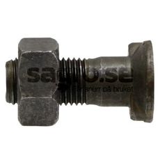 Holdbar plogskrue M12 x 1,25 i henhold til DIN 933-10.9 for landbruk.