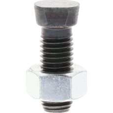 Plogskrue med mutter M12x1,75 for effektiv montering i plogutstyr.