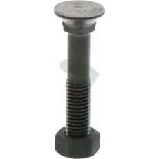 Plogbolt med mutter, perfekt for sikre festepunkter i jordbruksutstyr.