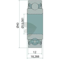 Holdbart lager for maskiner, sikrer jevn drift og minimerer friksjon.