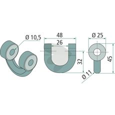 Sjakkel Müthing 48mm, perfekt for oppsett og lasting.