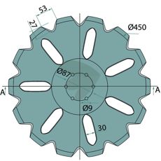 Skivedisk, en pålitelig komponent for å sikre kvalitet og ytelse i maskiner.