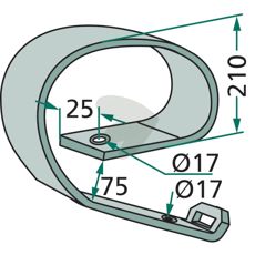 Fjær 65x16, vesentlig for å sikre jevn drift av maskiner.
