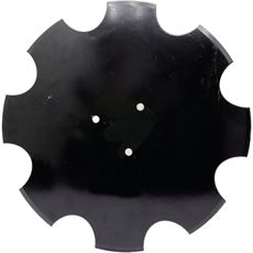 Plate Ø 410x3 mm for spor, perfekt for nøyaktig jordbruksinnvirkning.