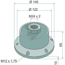 Lager H2238130 som sikrer smøring og lang levetid.