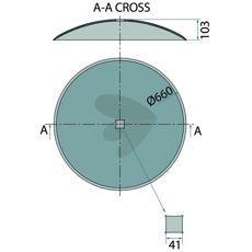 Skive 117121, robust og pålitelig komponent for traktorreparasjon.