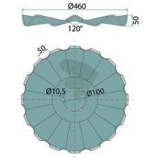 Skive 110036, viktig del for effektivisering av jordbearbeiding.