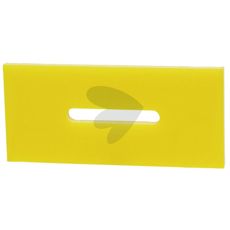 Skraper av plast, 165x75 mm, perfekt for å fjerne rusk og smuss.