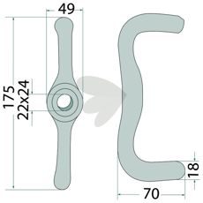 Koblingsdel for sikre og stabile forbindelser mellom maskindeler.