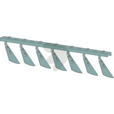 Innvendig og utvendig flens for firkantede aksler 26x26 mm, robust og effektiv design.