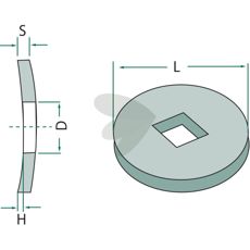 Kvalitets sveiserør for både firkantaksler 36x36 og 40x40, holdbar og sterk.