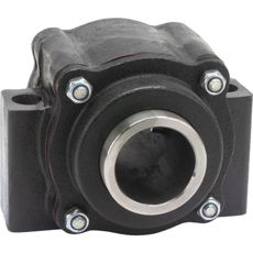 Komplett lagerhus uten flens for firkantaksler, dimensjon 40x40 mm.