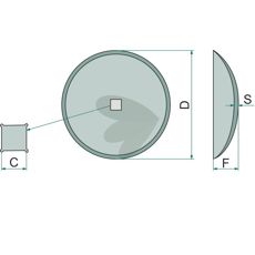 Plate Glatt firkanthull 41x41 mm, robust design for lengre levetid.