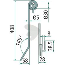 Hatzenbichler etterharvspinne 93111, perfekt for å forberede åkrene.
