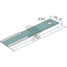H401-065 kniv, kraftfull og pålitelig for ulike bruksområder.
