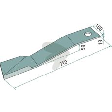 Slagkniv fra Mc Connel/Bomford, pålitelig og holdbar for arbeid innen jordbruket.